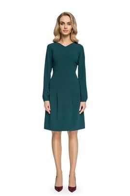 MADRA Sukienka z obniżoną linią talii - zielona