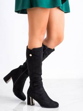 Eleganckie kozaki z perełką