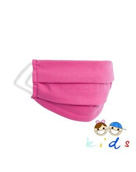 Maseczka dwuwarstwowa dziecięca - fuksja